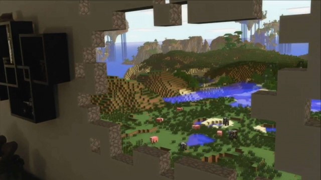 HoloLens の Minecraft の概念エクスペリエンス