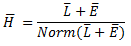 半角ベクトル方程式。