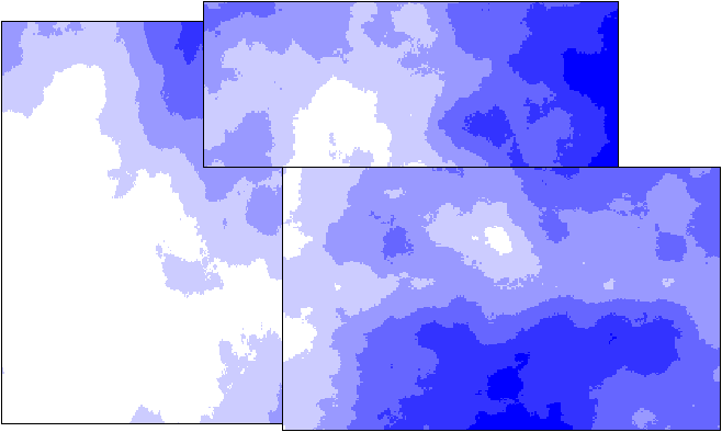 複雑なクラウドを形成するプリミティブの図