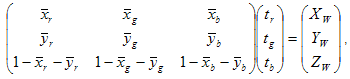 3?3 線形システムを解く手順の最初の部分を示します。