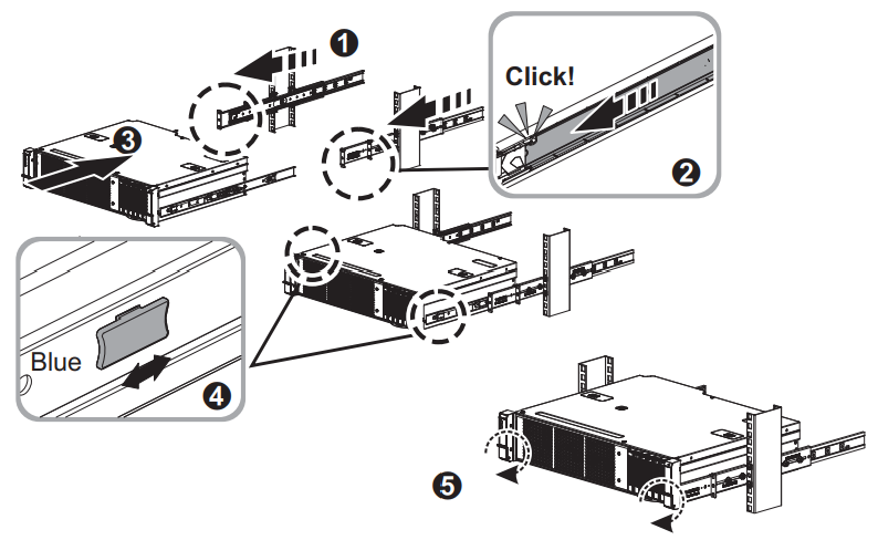 Insert chassis.