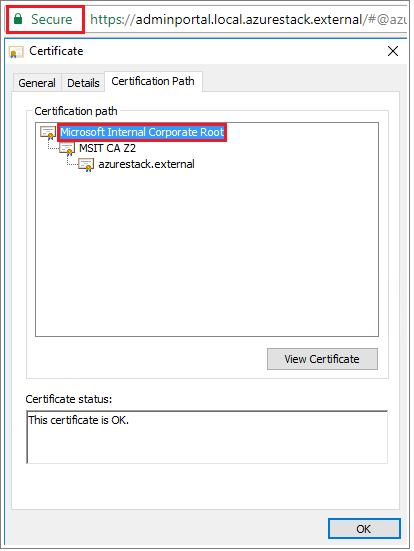 Azure Stack Hub 루트 인증서