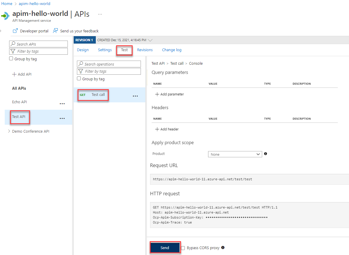 모의 API 테스트