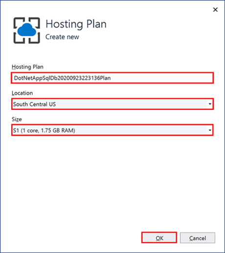 App Service 플랜 만들기