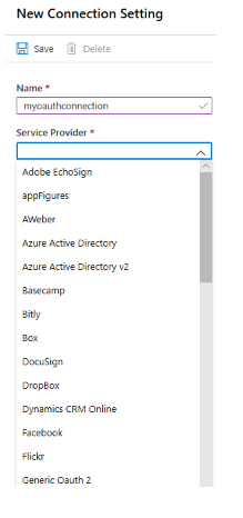 Azure identity providers