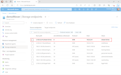 Screenshot of the Endpoint Overview page with the newly created endpoint displayed.