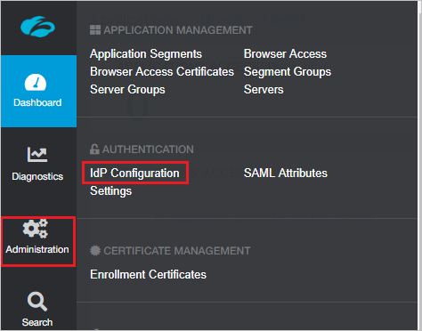 Zscaler Private Access 관리자 관리