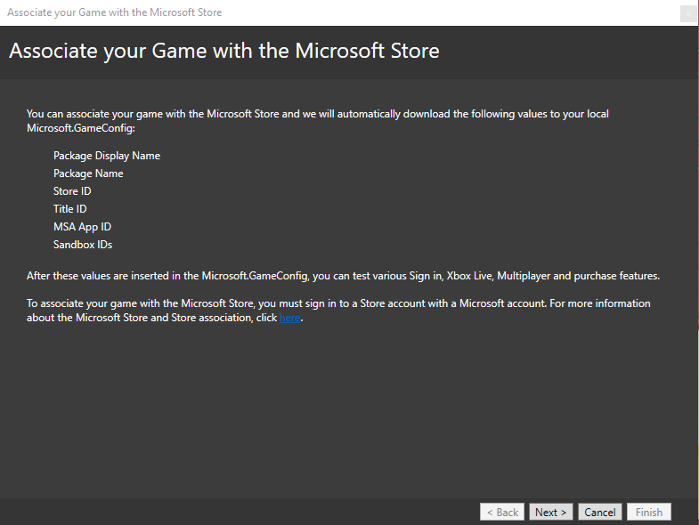 Microsoft Store 연결 마법사