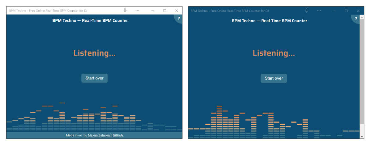 The difference between not using and using a theme color