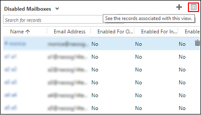 Click to view records used to create chart