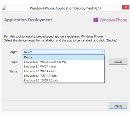 Windows Phone 앱용 배포 도구 추가