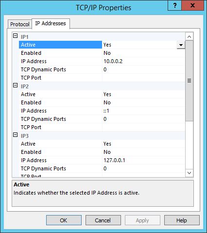 Open TCP/IP properties.