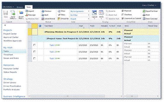 Project Server 이미지