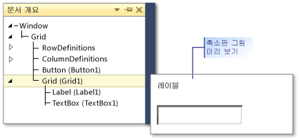 문서 개요 창