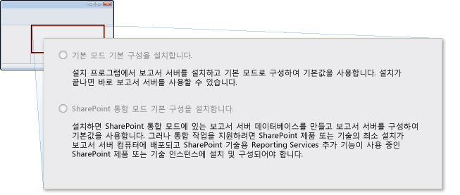 SQL Server 2008 R2 SSRS 자동 구성 아님