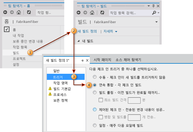 연속 통합 빌드 프로세스 만드는 중