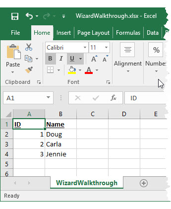 Excel 원본 데이터