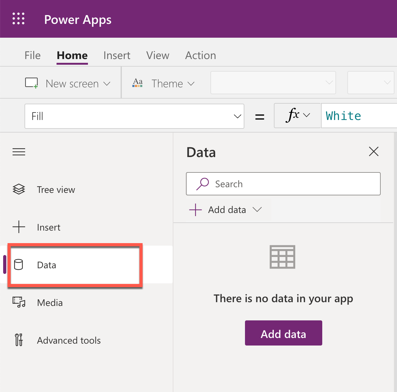 Data Pane