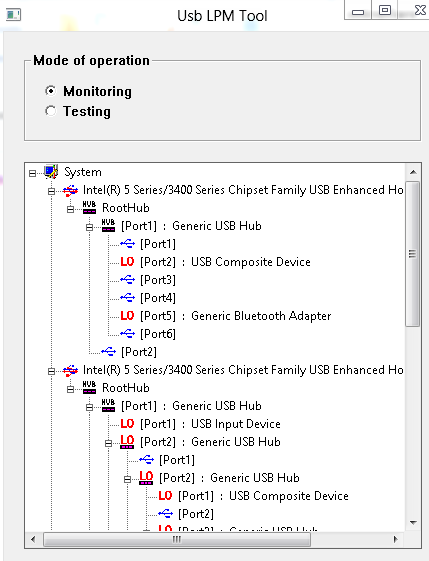 usb lpm 도구.