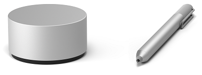 Surface Pen이 있는 Surface Dial