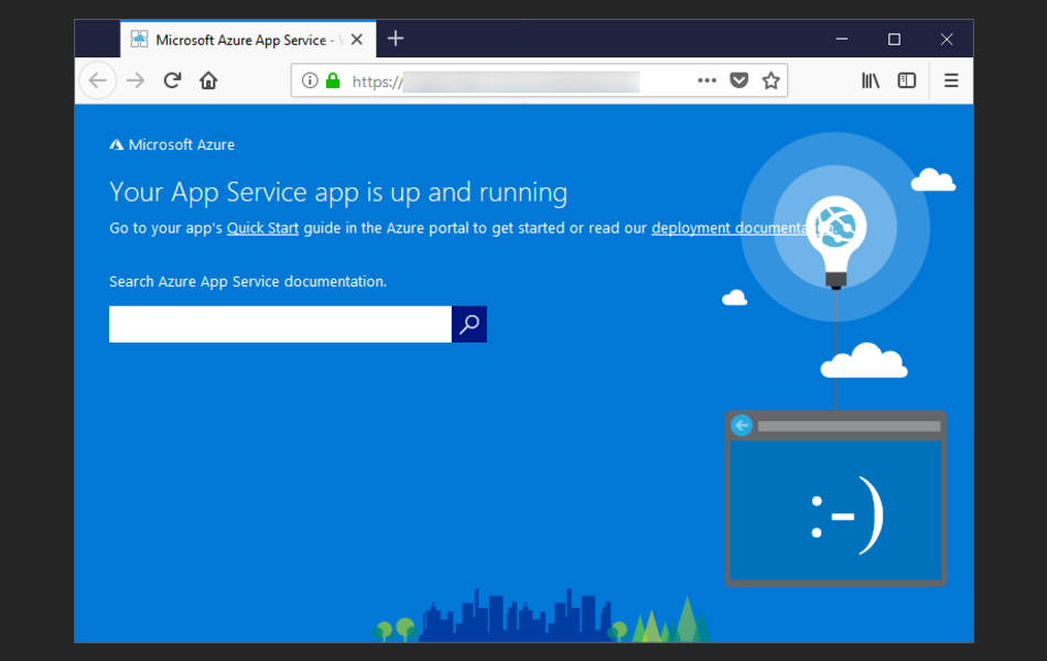 Azure App Service 스크린샷