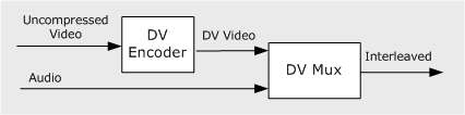 dv 인코더 및 dv muxer