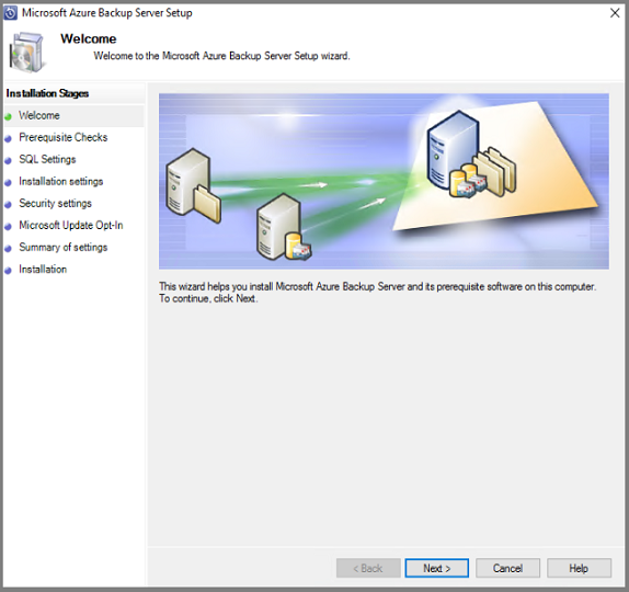 Azure Backup Server - Welcome