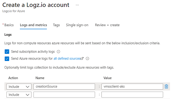 Set up logs and metrics.