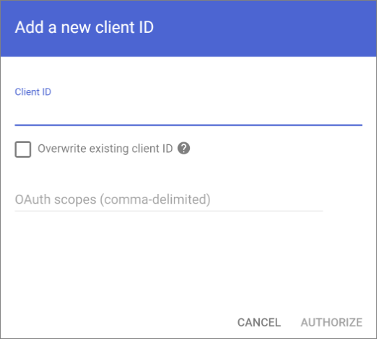 Add new API client.