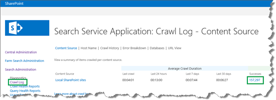 Crawl Log