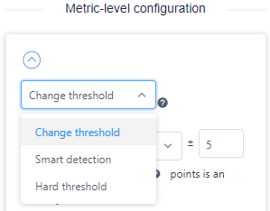 change threshold