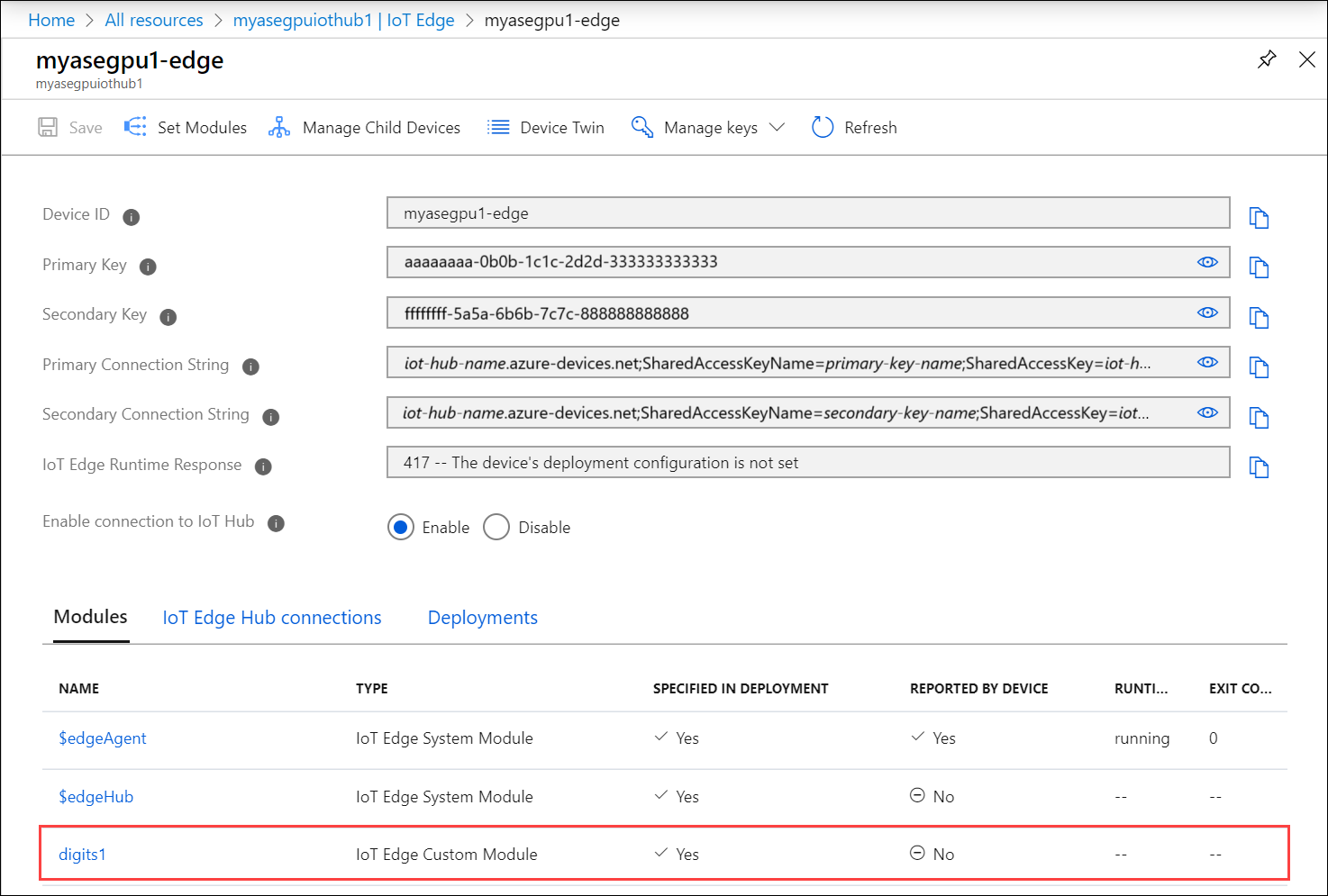 Configure module to use GPU 15