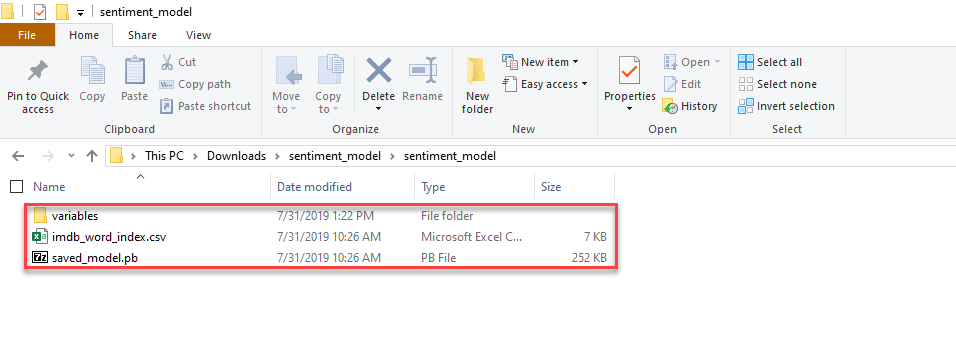 sentiment_model directory contents