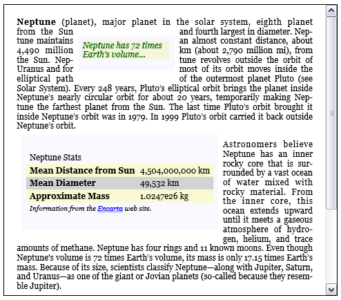 Screenshot: Basic FlowDocumentScrollViewer