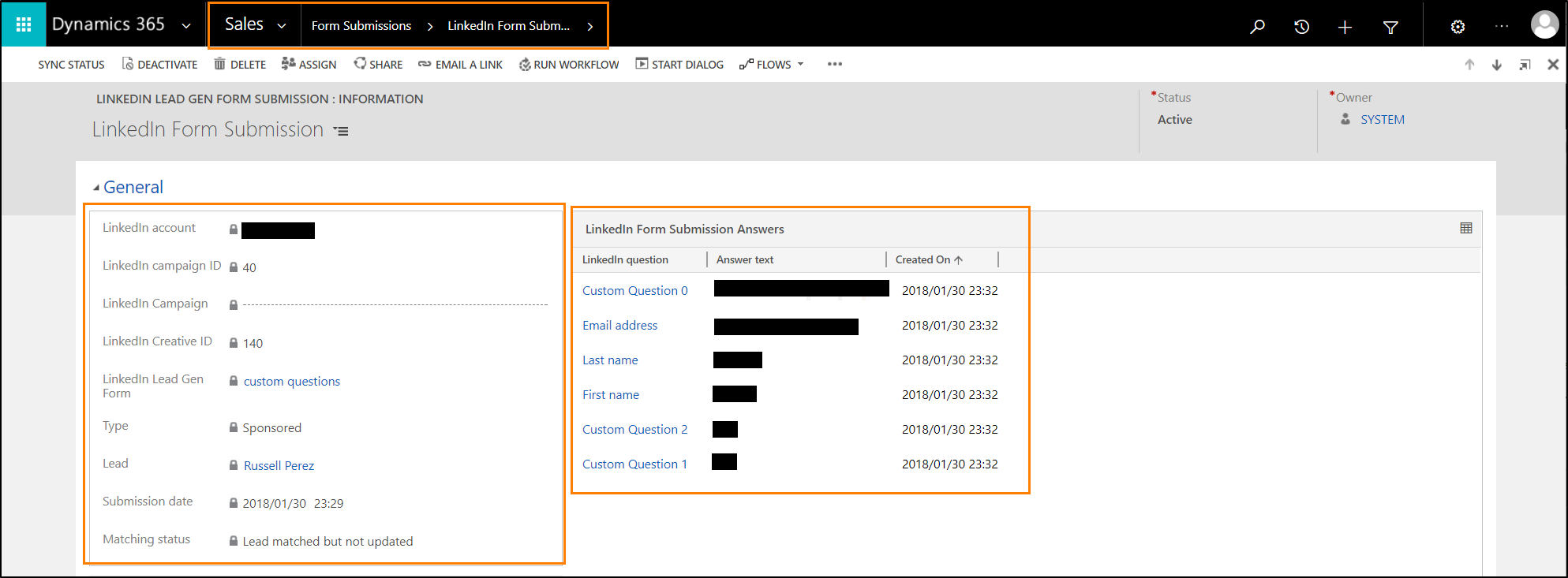 Analyze LinkedIn Lead Gen Forms.