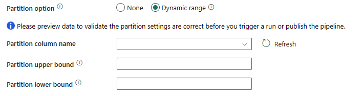 Skjermbilde som viser dynamisk område.