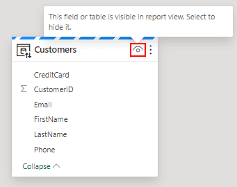 Skjermbilde som viser lerretsalternativene for modellvisning.