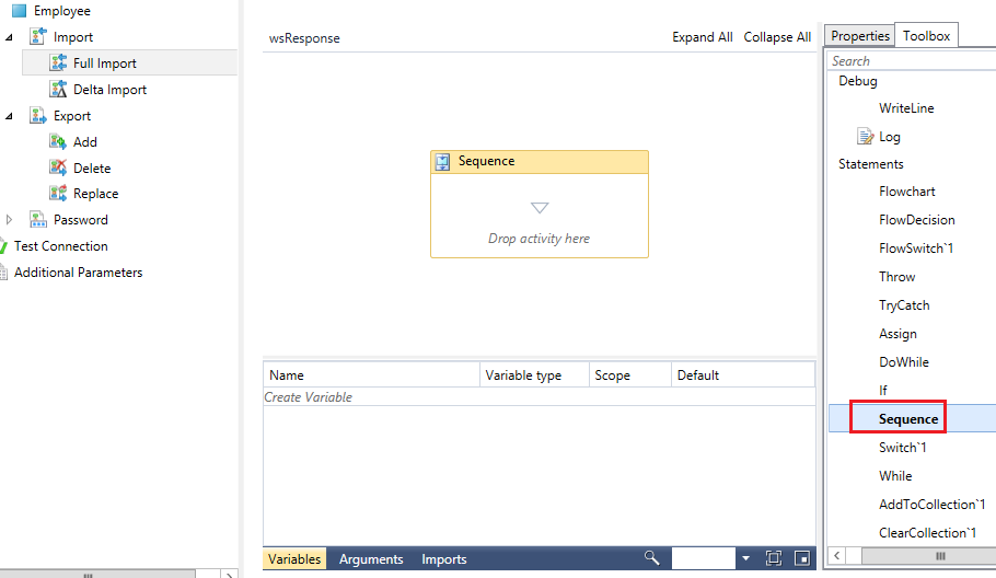 Sequence activity