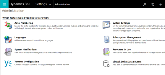 Innstillinger for datakilder for virtuelle enheter