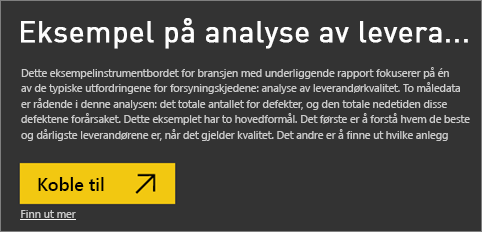 Dette skjermbildet viser et uthevet eksempel.