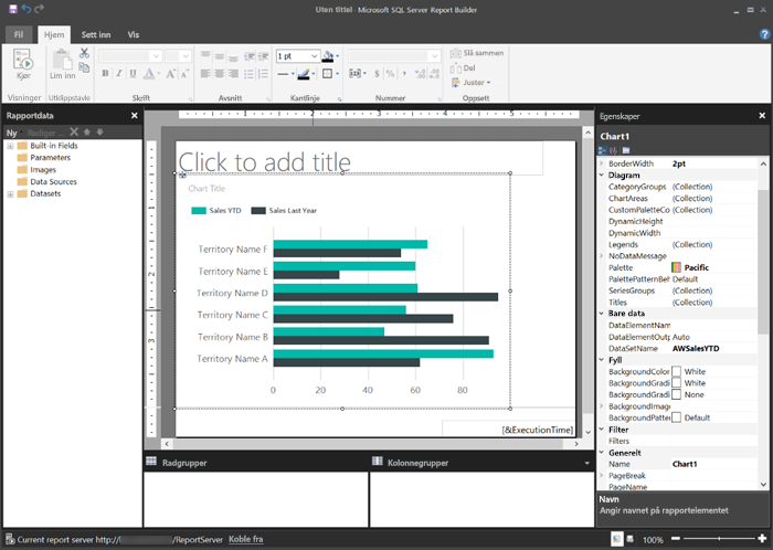 Report Design view