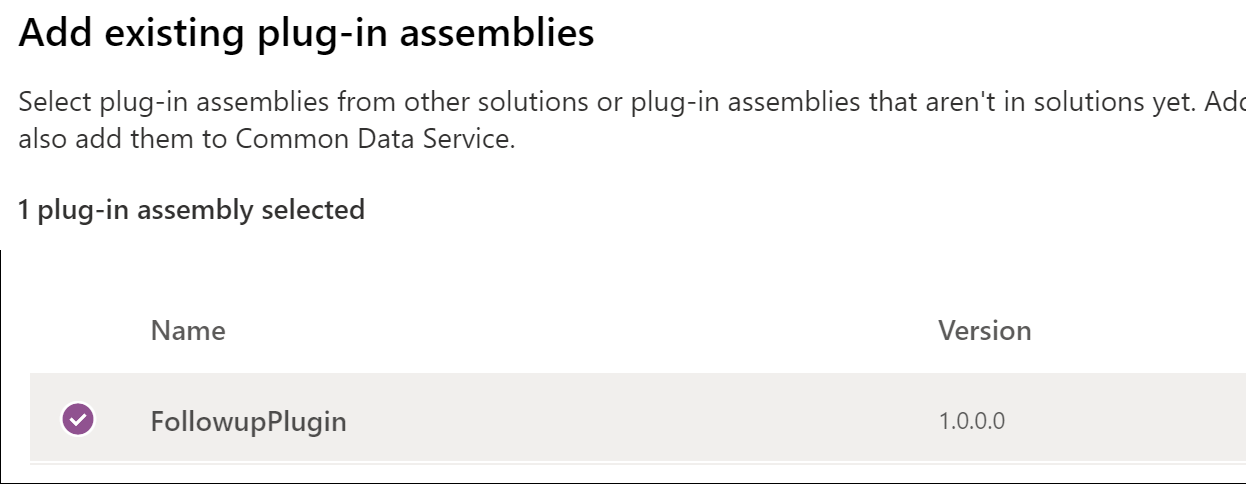 Legge til en plugin-modul i en løsning.