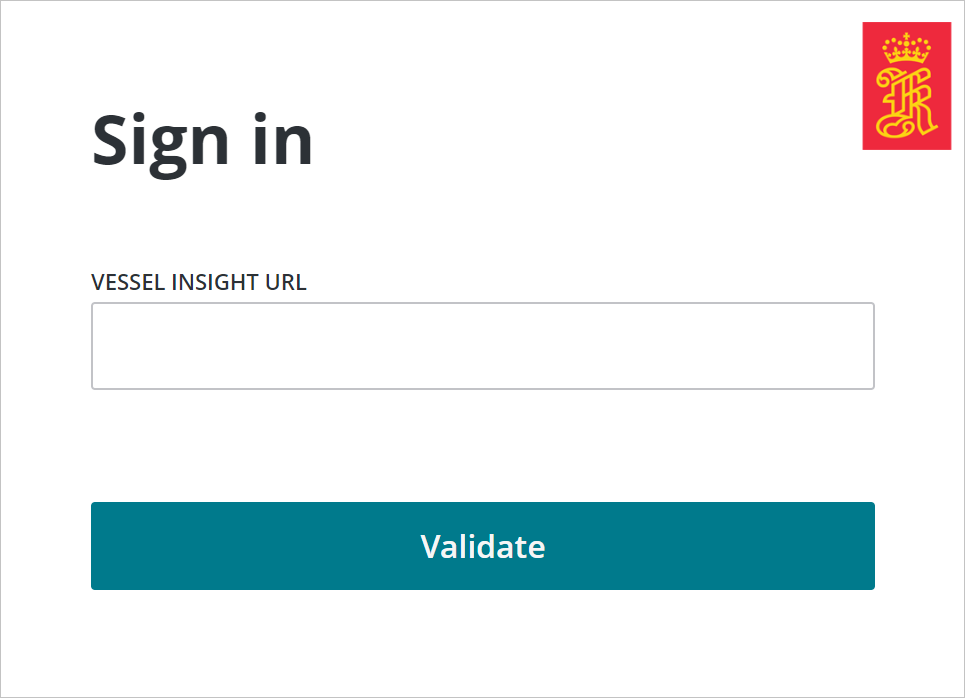 Sett inn Vessel Insight-tenant.