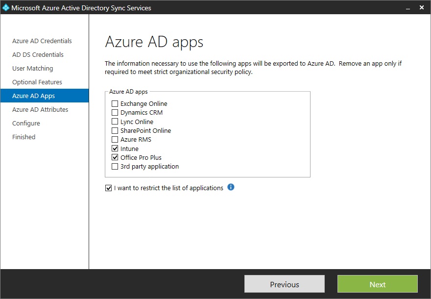 Azure AD apps