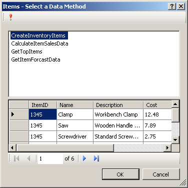 Data Method Selector