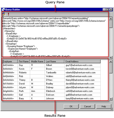 Generic Semantic Model Language Query Designer