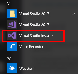 Visual Studio Installer