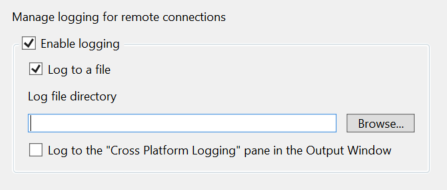 Improved logging for remote connections