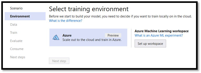 Set up your Azure workspace