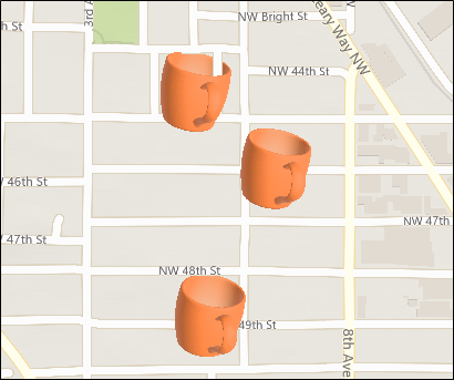 mugs on maps